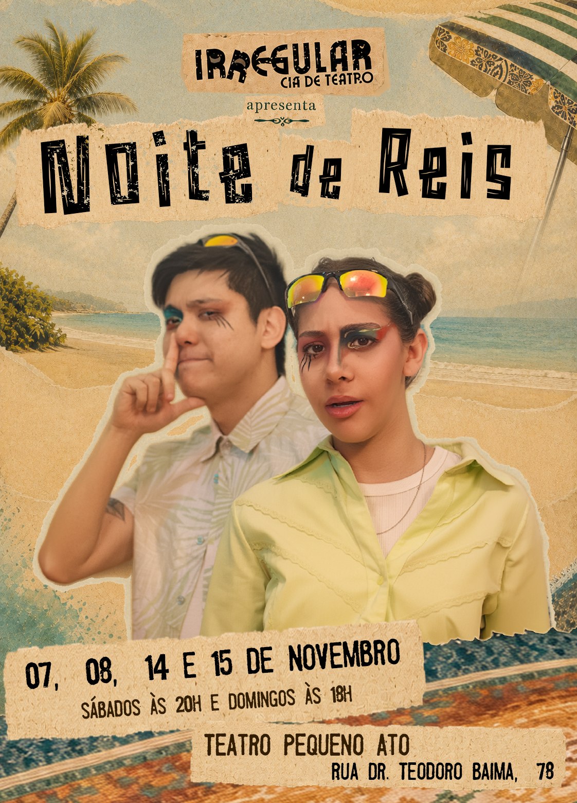 Pôster de Noite de Reis — Bruno Yoshioka e Eliza Soares