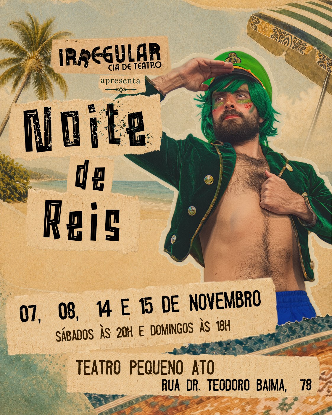 Pôster de Noite de Reis — Dan Sinclair como Capitão
