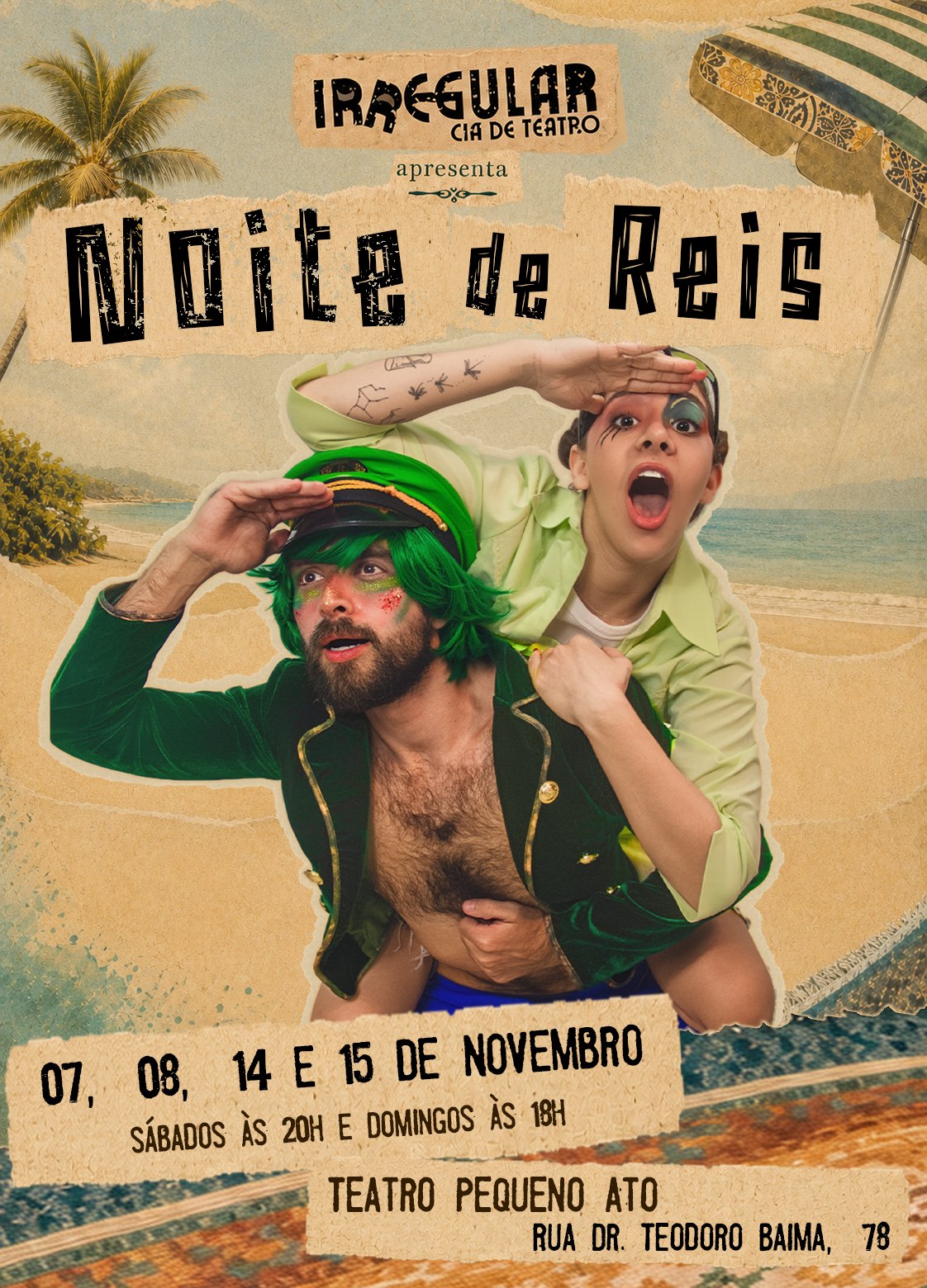 Pôster de Noite de Reis — Dan Sinclair e Eliza Soares