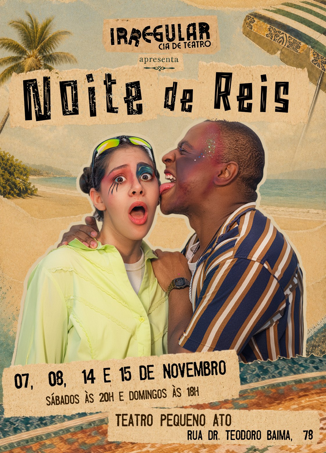 Pôster de Noite de Reis — Eliza Soares e Thito