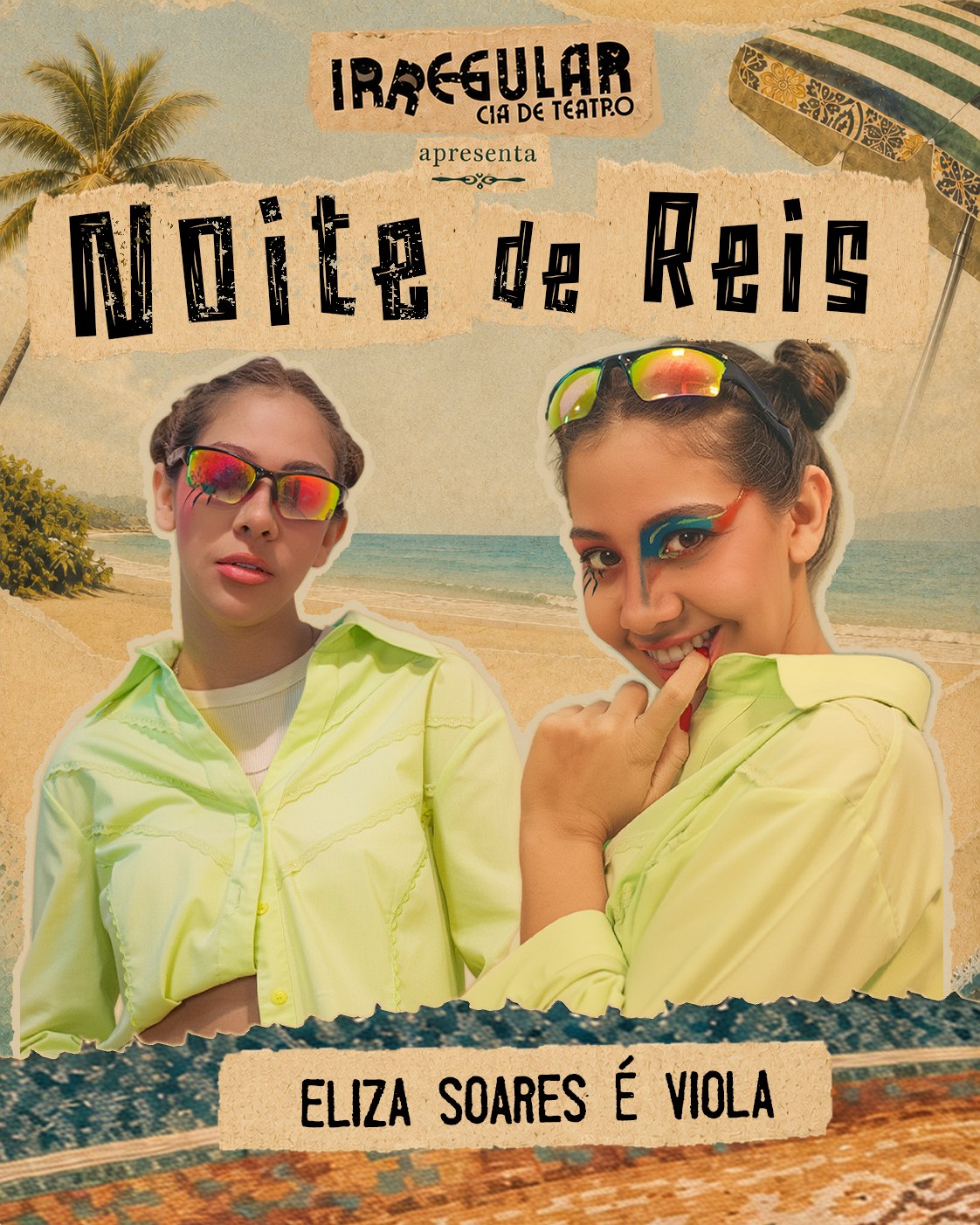 Pôster de Noite de Reis — Eliza Soares é Viola