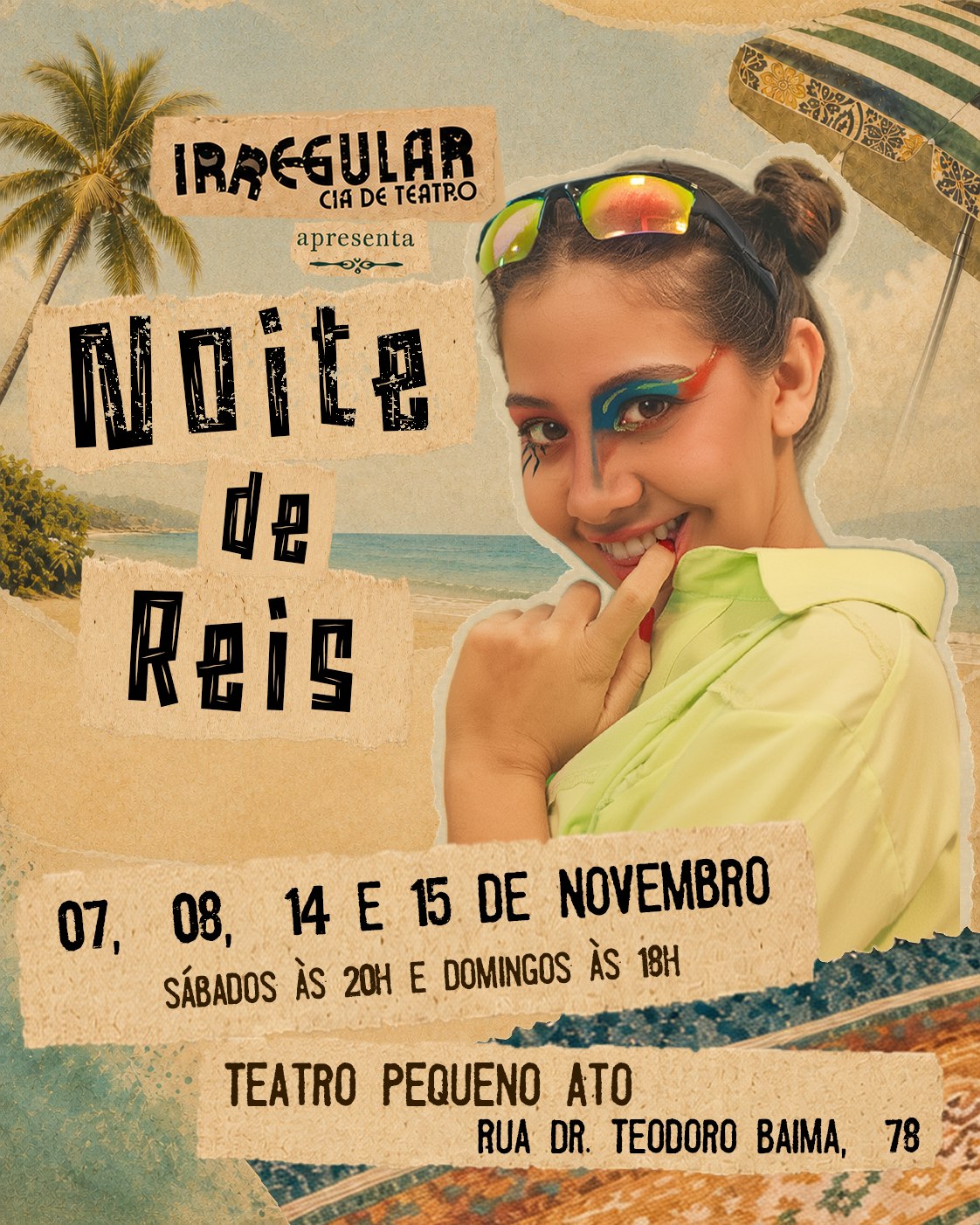 Pôster de Noite de Reis — Eliza Soares como Viola