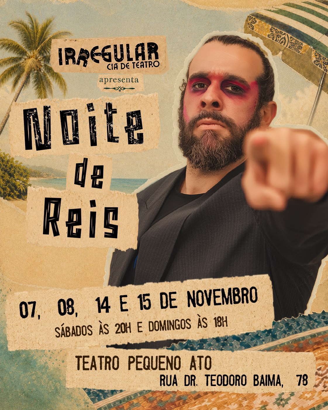 Pôster de Noite de Reis — Vinicius Torres como Manuel